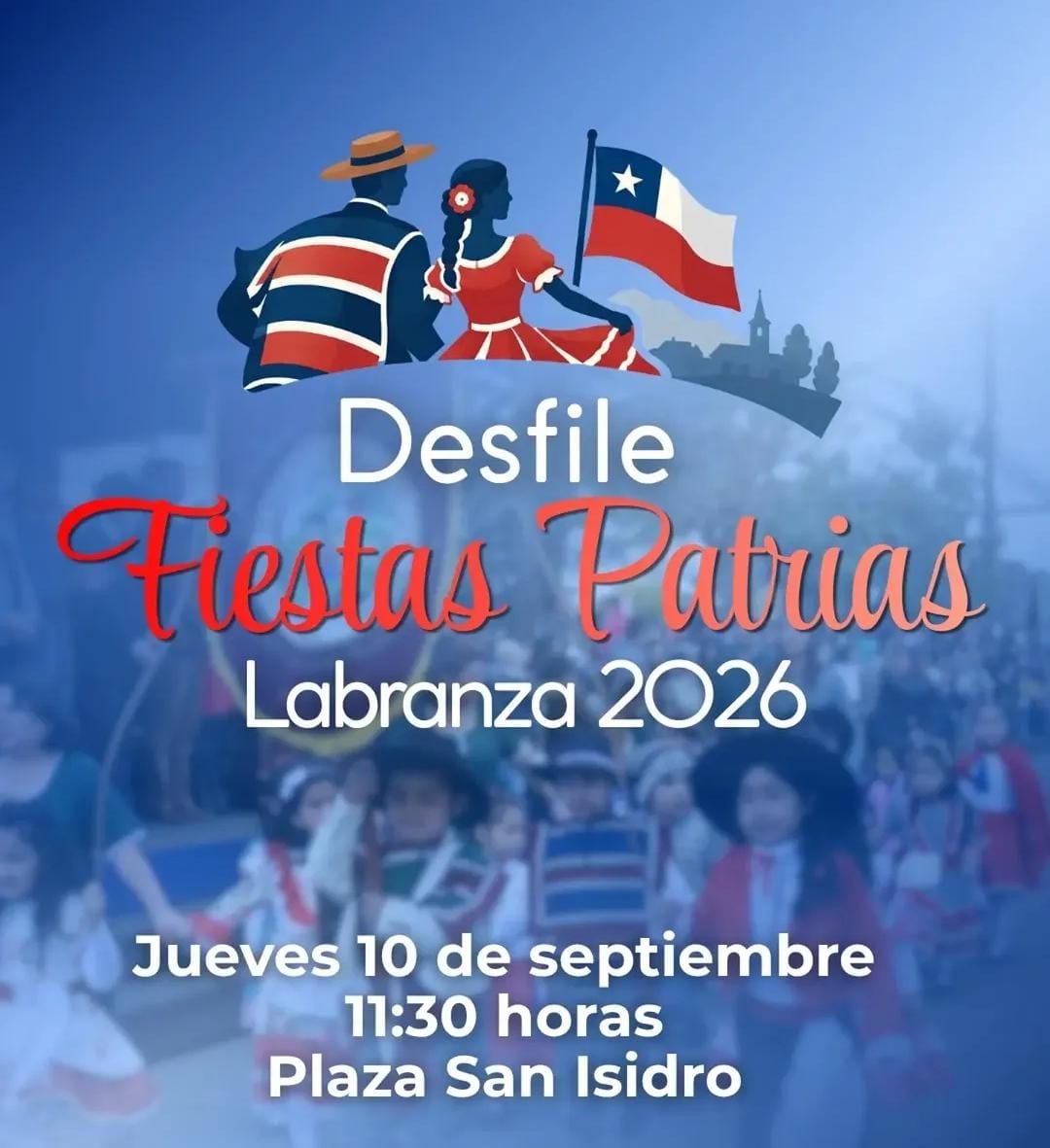 Labranza se prepara para dar inicio a las Fiestas Patrias 2026 con su tradicional Desfile Ciudadano